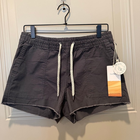 Vuori Pants - NWT Vuori Vintage Ripstop Shorts Grey Size Small